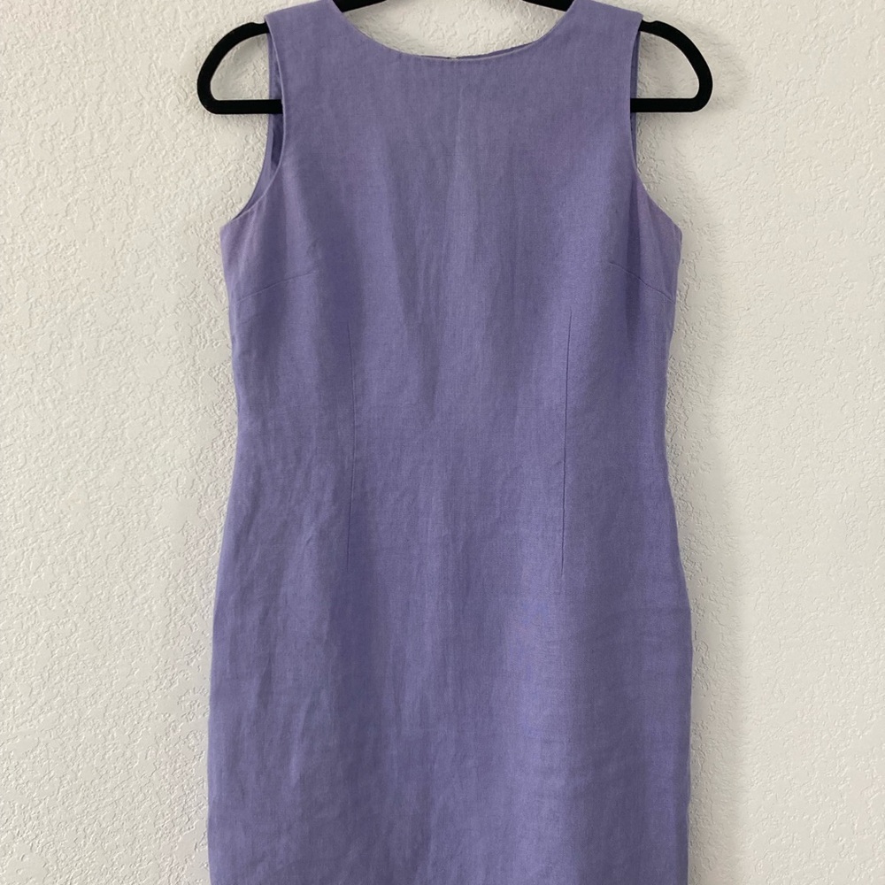 Talbots Petites Lavender Midi Dress